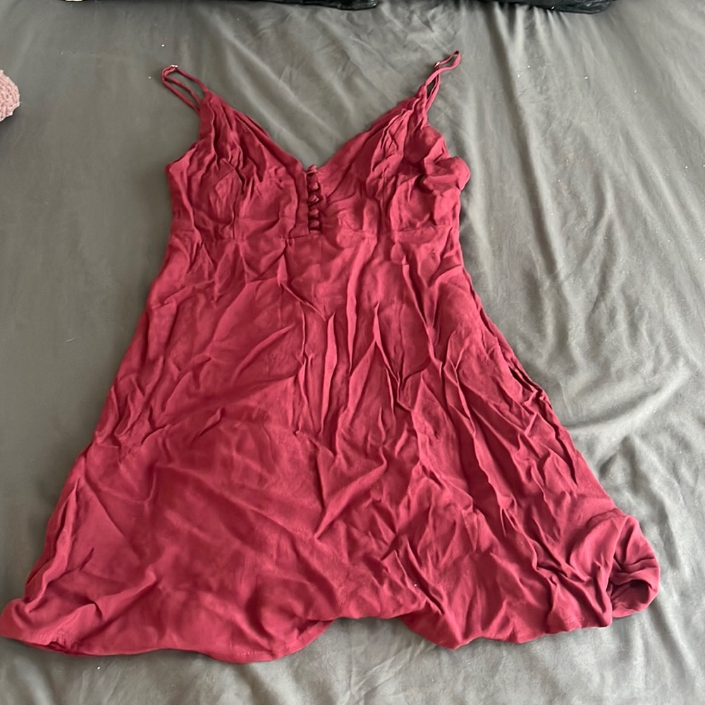 Maroon dress